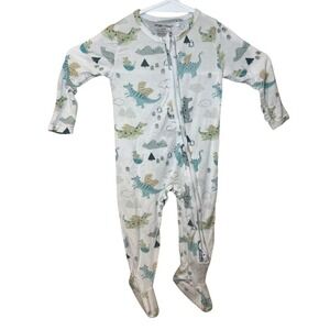 Angel Dear Footed Dinosaur Double Zip Sleeper Pajama